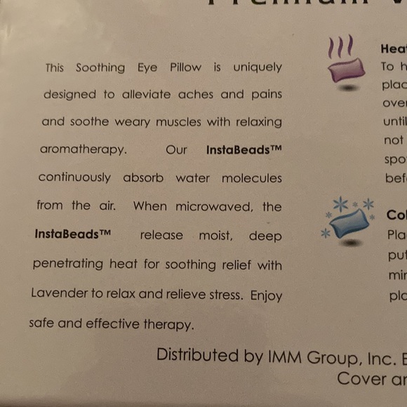 LUXE VELVET Premium Soothing Lavender Infused Eye Pillow Mask - Picture 4 of 6